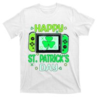 Video Gamer Shamrock Happy St Patricks Day Go Lucky T-Shirt