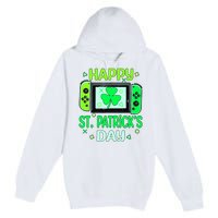 Video Gamer Shamrock Happy St Patricks Day Go Lucky Premium Pullover Hoodie