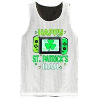 Video Gamer Shamrock Happy St Patricks Day Go Lucky Mesh Reversible Basketball Jersey Tank