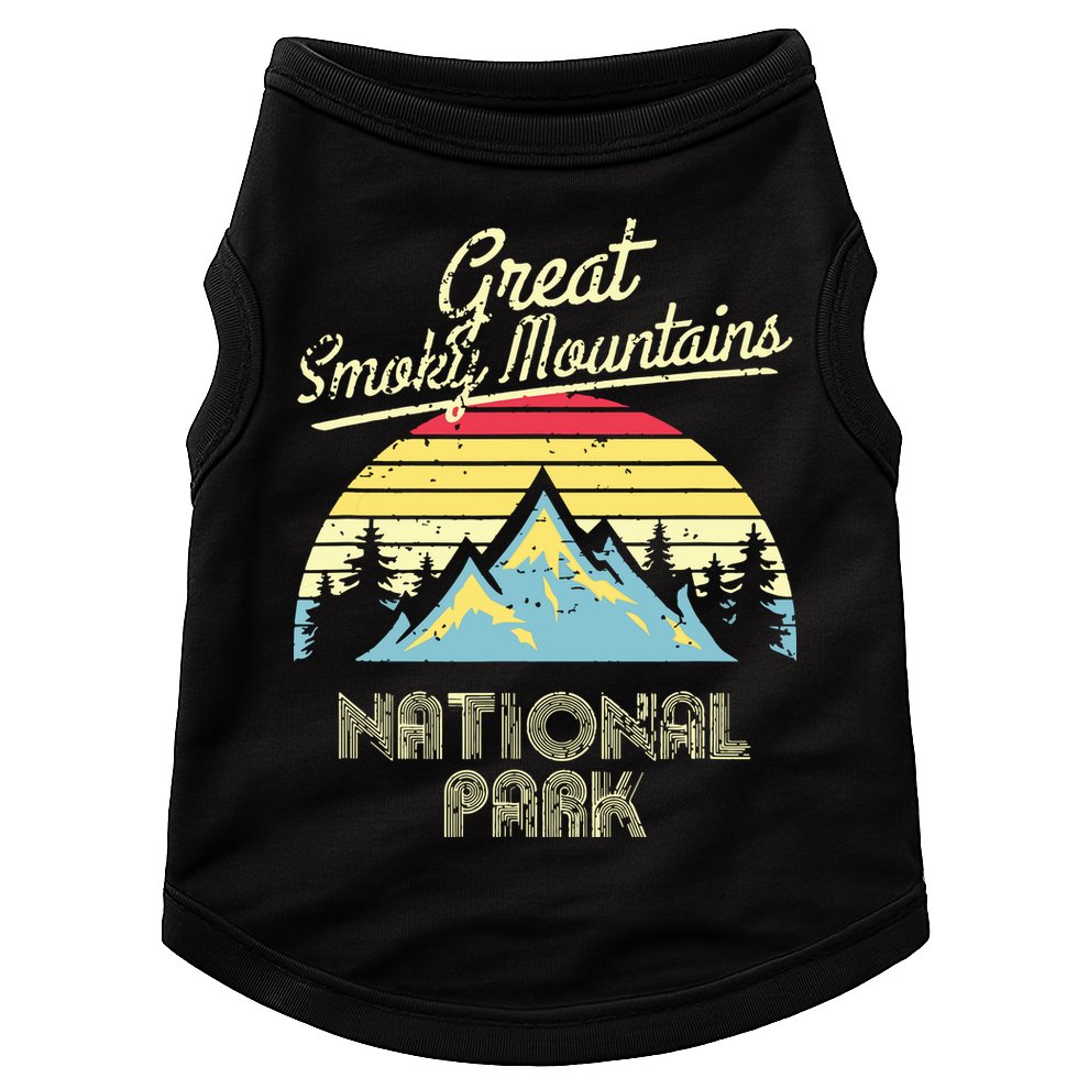 Vintage Great Smoky Mountains National Park Mountain Doggie Tank