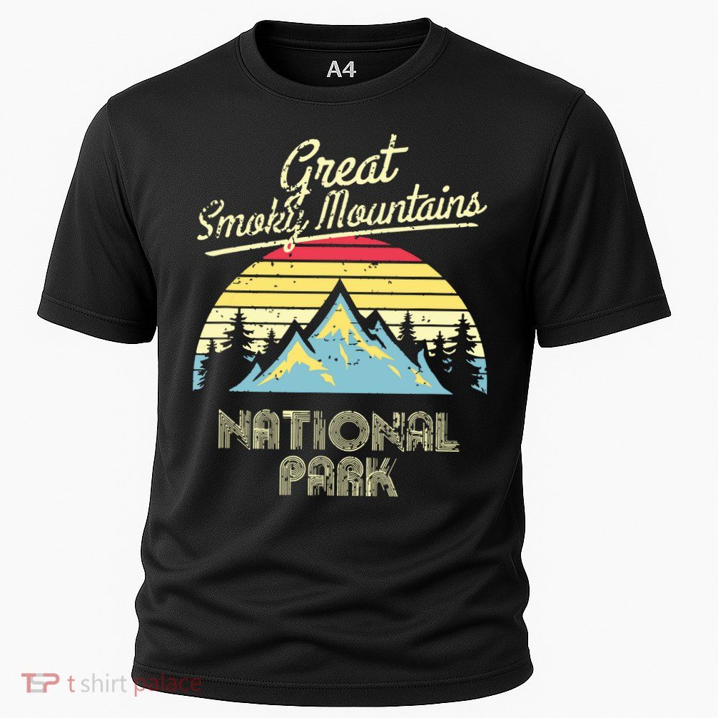Vintage Great Smoky Mountains National Park Mountain Performance Shirt