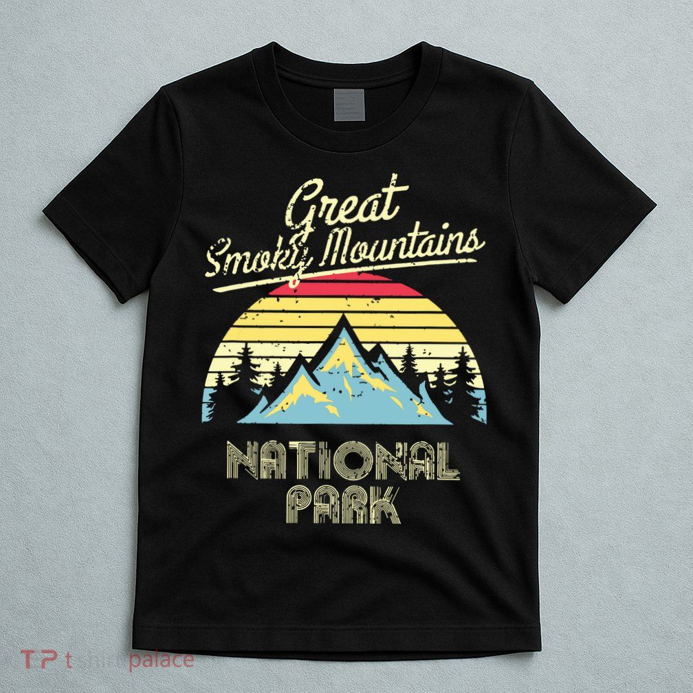 Vintage Great Smoky Mountains National Park Mountain T-Shirt