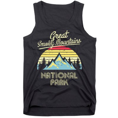 Vintage Great Smoky Mountains National Park Mountain Tank Top