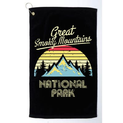 Vintage Great Smoky Mountains National Park Mountain Golf Towel