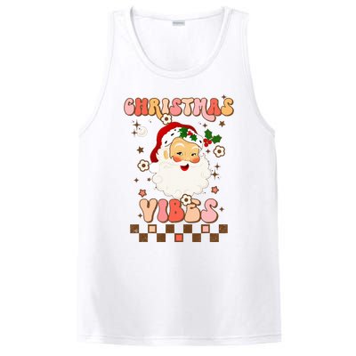 Vintage Groovy Santa Claus Christmas Vibes  PosiCharge Competitor Tank