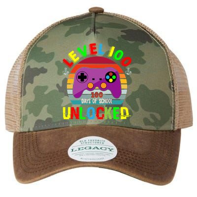 Video Gamer Student 100 Days Of School Legacy Tie Dye Trucker Hat