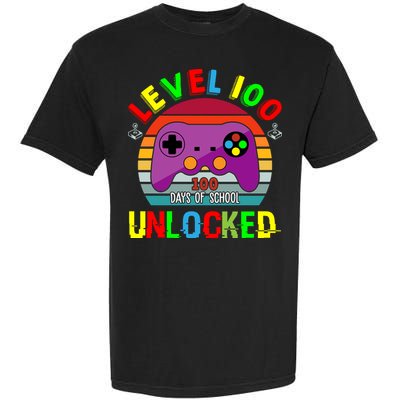 Video Gamer Student 100 Days Of School Garment-Dyed Heavyweight T-Shirt