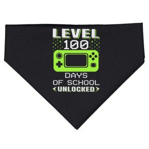 Video Gamer Student 100th Day Teacher 100 Days of School USA-Made Doggie Bandana