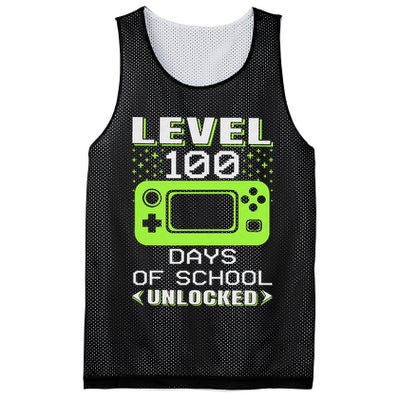 Video Gamer Student 100th Day Teacher 100 Days of School Mesh Reversible Basketball Jersey Tank