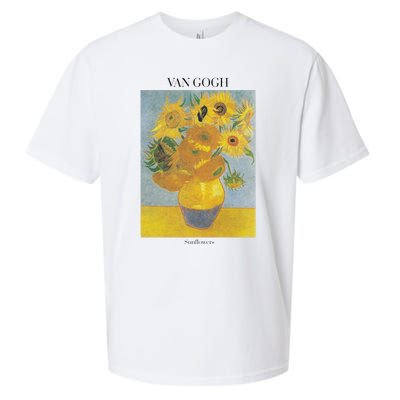 Van Gogh Sunflowers Art Gift Vincent Van Gogh Sueded Cloud Jersey T-Shirt