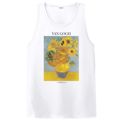 Van Gogh Sunflowers Art Gift Vincent Van Gogh PosiCharge Competitor Tank