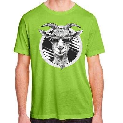 Vintage Goat Sunglasses Farming Farmer Goat Lover Gift Adult ChromaSoft Performance T-Shirt