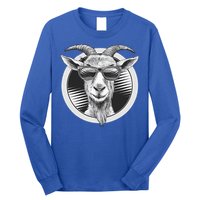 Vintage Goat Sunglasses Farming Farmer Goat Lover Gift Long Sleeve Shirt