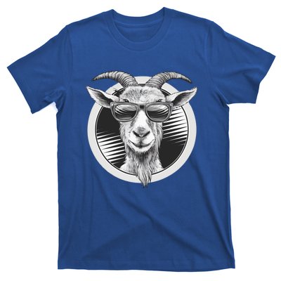 Vintage Goat Sunglasses Farming Farmer Goat Lover Gift T-Shirt