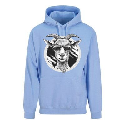 Vintage Goat Sunglasses Farming Farmer Goat Lover Gift Unisex Surf Hoodie