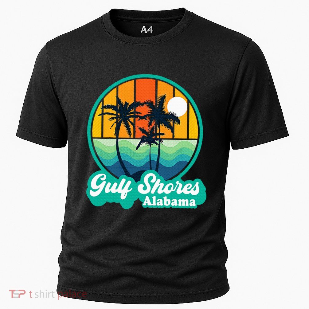 Vintage Gulf Shores Alabama Summer Vacation Beach Souvenirs Performance Shirt