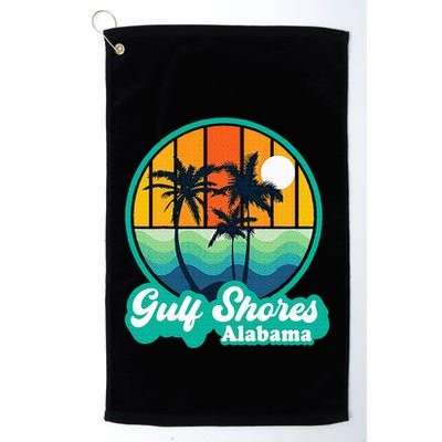 Vintage Gulf Shores Alabama Summer Vacation Beach Souvenirs Golf Towel