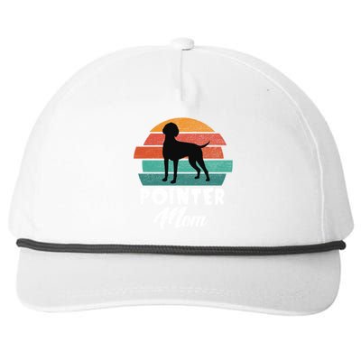 Vintage Ger Shorthaired Pointer Mom Dog Cute Funny Mother Gift Snapback Five-Panel Rope Hat