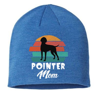 Vintage Ger Shorthaired Pointer Mom Dog Cute Funny Mother Gift Sustainable Beanie