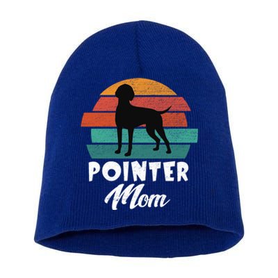 Vintage Ger Shorthaired Pointer Mom Dog Cute Funny Mother Gift Short Acrylic Beanie