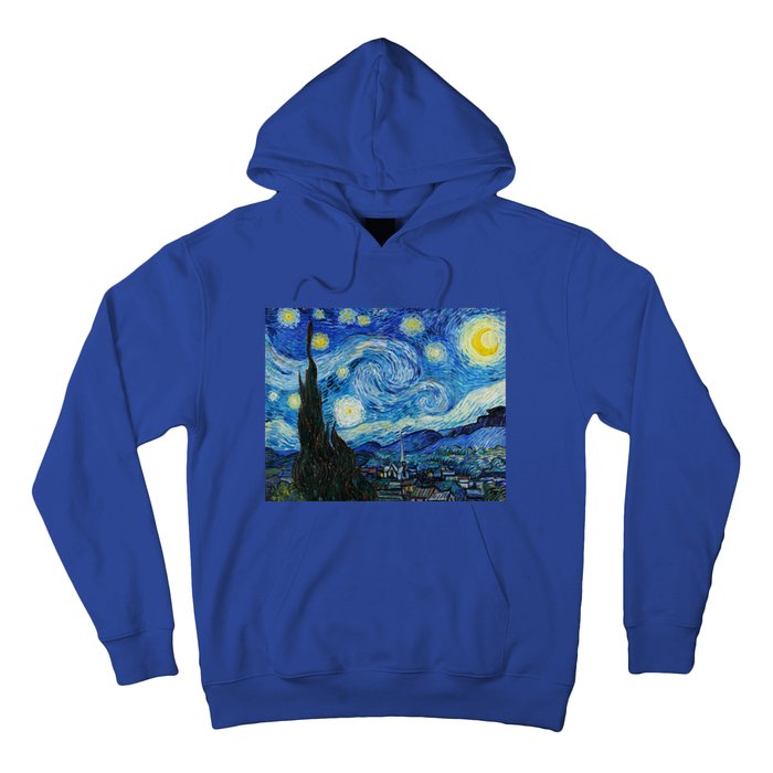 Van Gogh Starry Night Fine Art Painting Impressionism Art Cool Gift Hoodie