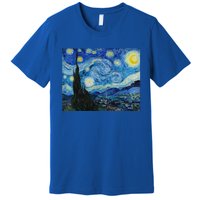 Van Gogh Starry Night Fine Art Painting Impressionism Art Cool Gift Premium T-Shirt