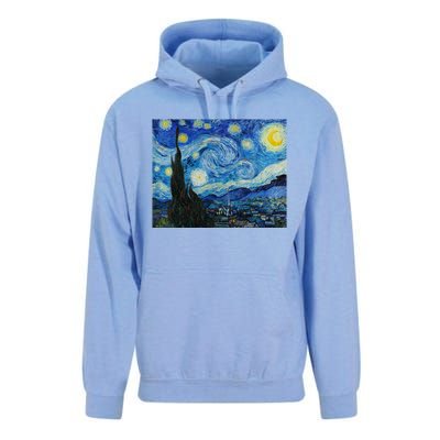 Van Gogh Starry Night Fine Art Painting Impressionism Art Cool Gift Unisex Surf Hoodie