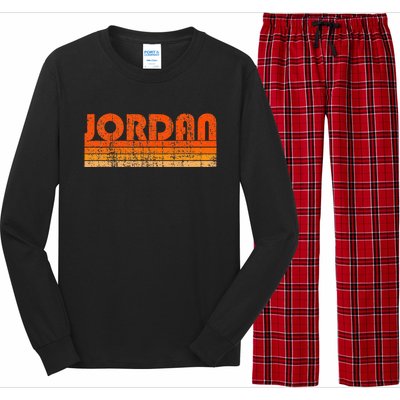 Vintage Grunge Style Jordan Long Sleeve Pajama Set