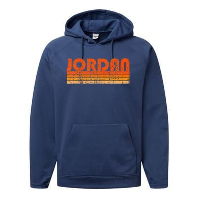 Vintage Grunge Style Jordan Performance Fleece Hoodie