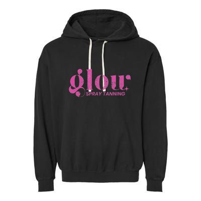 Vintage Glow Spray Tanning Spray Tan Artist Garment-Dyed Fleece Hoodie