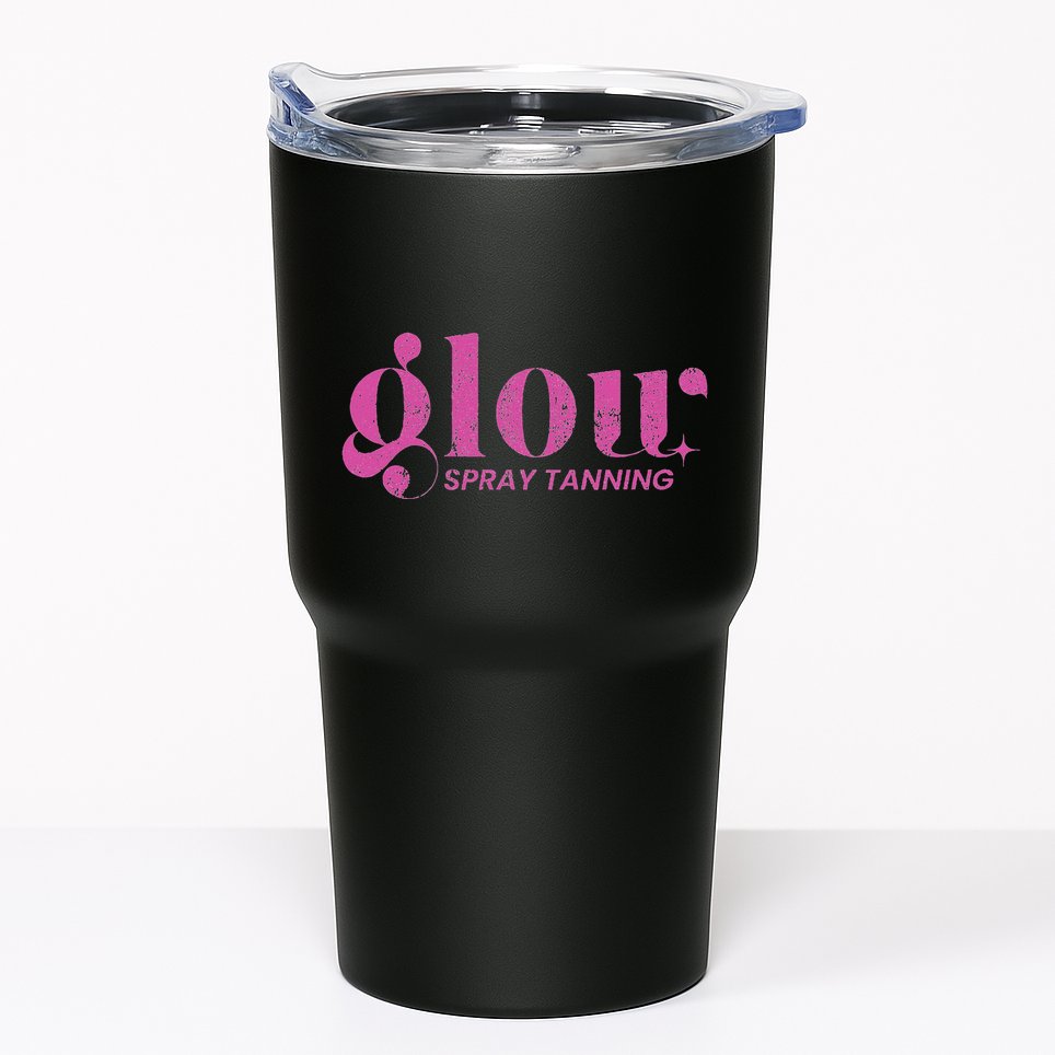 Vintage Glow Spray Tanning Spray Tan Artist Tumbler
