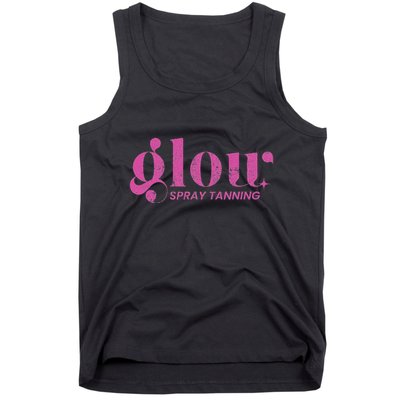 Vintage Glow Spray Tanning Spray Tan Artist Tank Top
