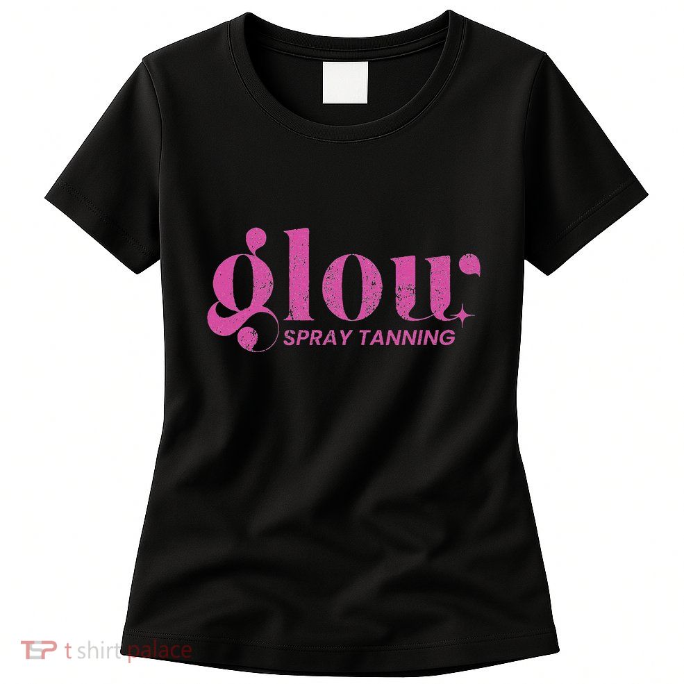 Vintage Glow Spray Tanning Spray Tan Artist Womens T-Shirt