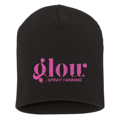 Vintage Glow Spray Tanning Spray Tan Artist Short Acrylic Beanie