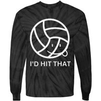 Volleyball graphic sports club graphic tee Premium Tie-Dye Long Sleeve Shirt