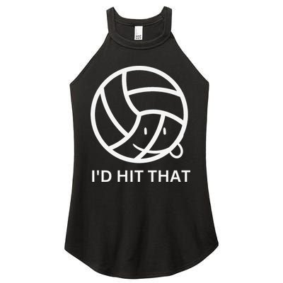 Volleyball graphic sports club graphic tee Premium Women's Perfect Tri Rocker Tank