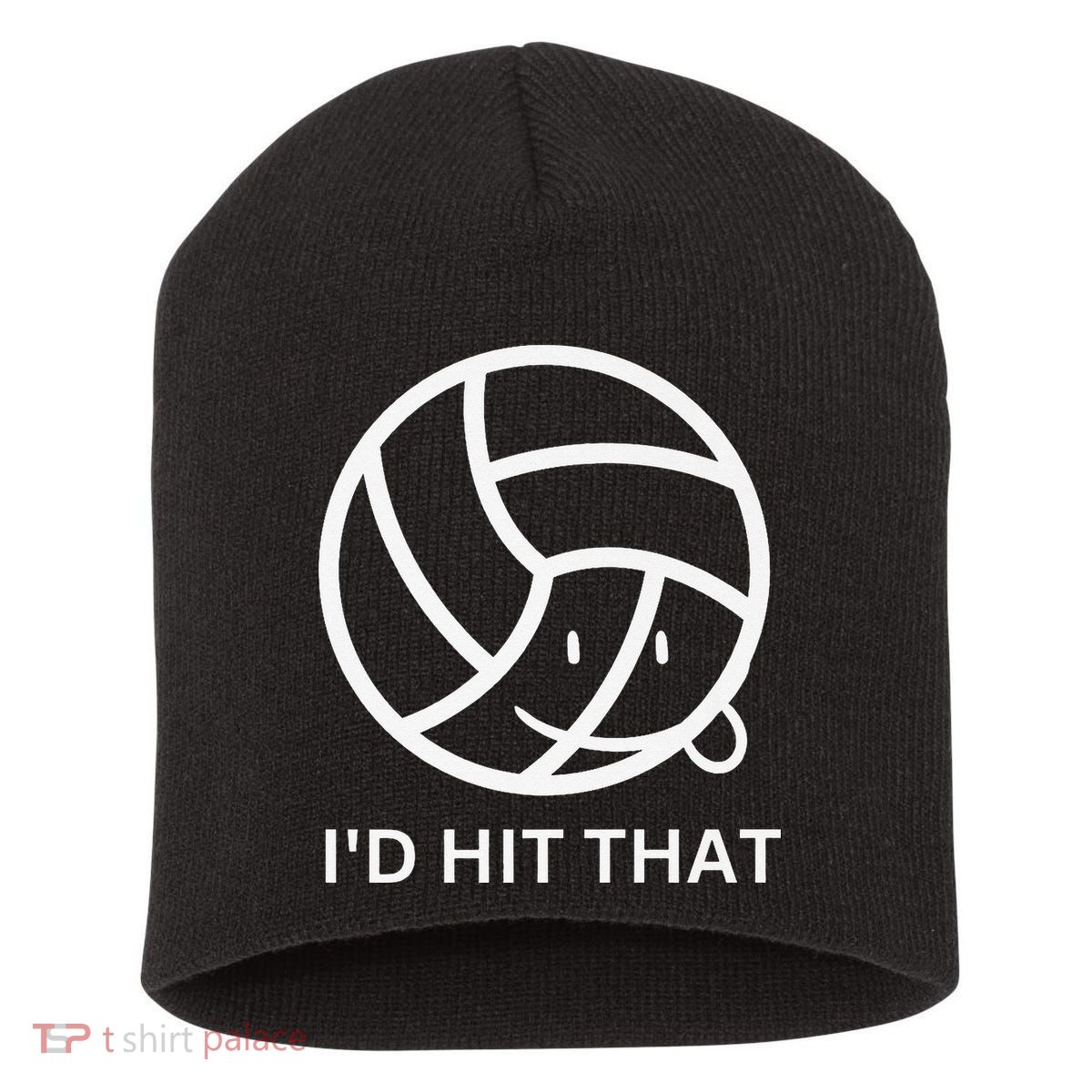 Volleyball graphic sports club graphic tee Premium Short Acrylic Beanie