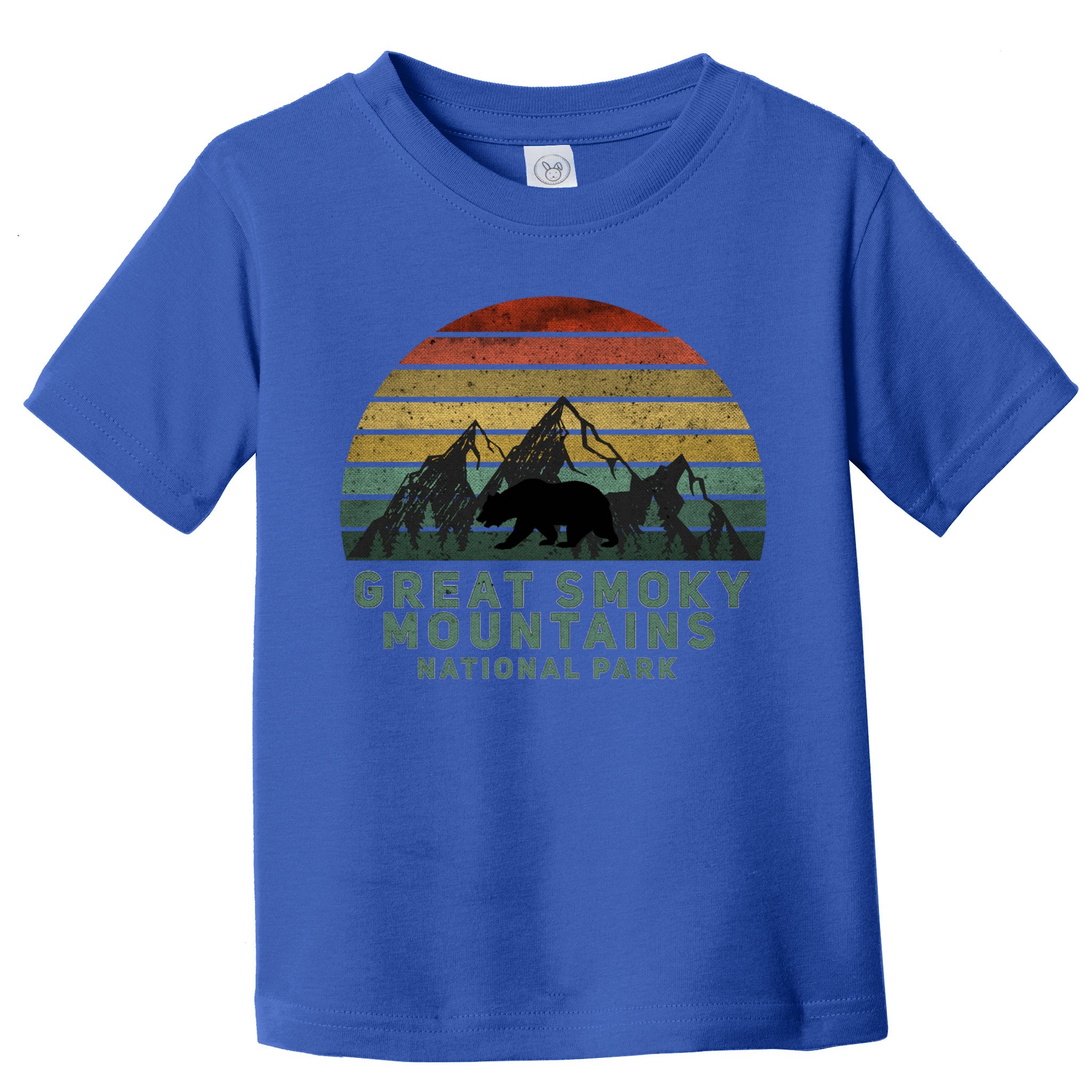 Vintage Great Smoky Mountains National Park Bear Meaningful Gift Toddler T-Shirt