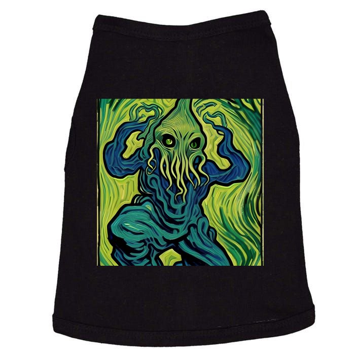 Van Gogh Style Cthulhu Lovecraft Doggie Tank