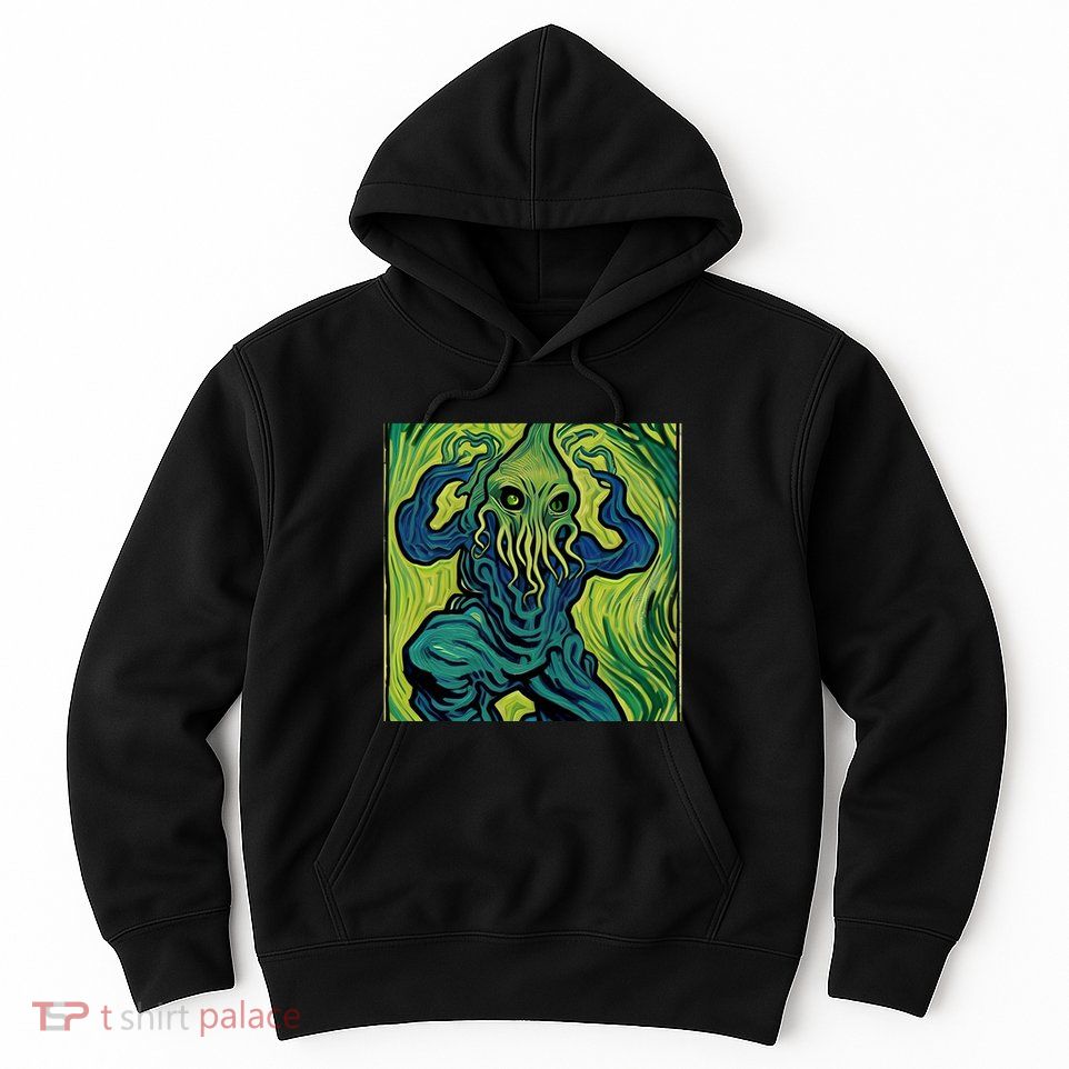 Van Gogh Style Cthulhu Lovecraft Hoodie