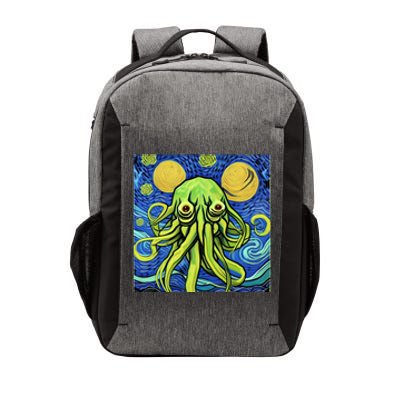 Van Gogh Style Cthulhu Lovecraft Starry Night Vector Backpack