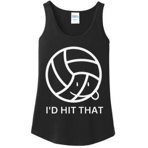 Volleyball graphic sports club graphic tee Ladies Essential Tank