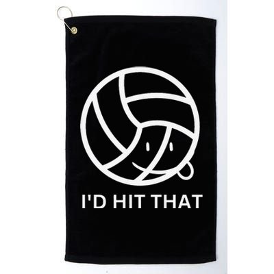 Volleyball graphic sports club graphic tee Platinum Collection Golf Towel