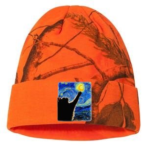 Van Gogh Starry Night Cat Kati Licensed 12" Camo Beanie