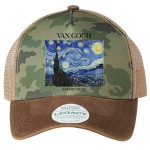 Van Gogh Starry Night Impressionist Art Vincent Van Gogh Gift Legacy Tie Dye Trucker Hat