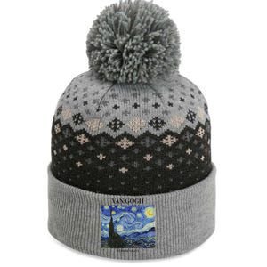 Van Gogh Starry Night Impressionist Art Vincent Van Gogh Gift The Baniff Cuffed Pom Beanie