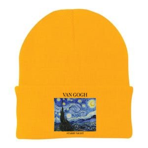 Van Gogh Starry Night Impressionist Art Vincent Van Gogh Gift Knit Cap Winter Beanie