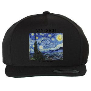 Van Gogh Starry Night Impressionist Art Vincent Van Gogh Gift Wool Snapback Cap