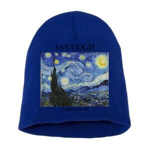 Van Gogh Starry Night Impressionist Art Vincent Van Gogh Gift Short Acrylic Beanie