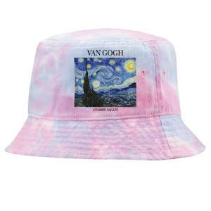 Van Gogh Starry Night Impressionist Art Vincent Van Gogh Gift Tie-Dyed Bucket Hat